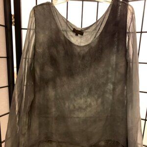 EUC H Trend Gray Blouse Size Large